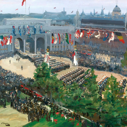 Admiralty Arch Victory Parade (1919) John Lavery Print 40x50 cm / 16x20″