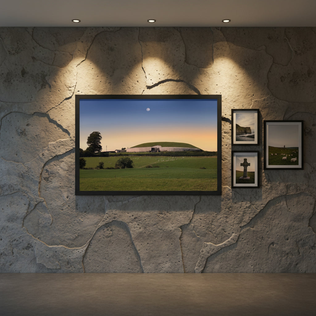 Newgrange Irish Sunset – Gallery Edition Framed Print