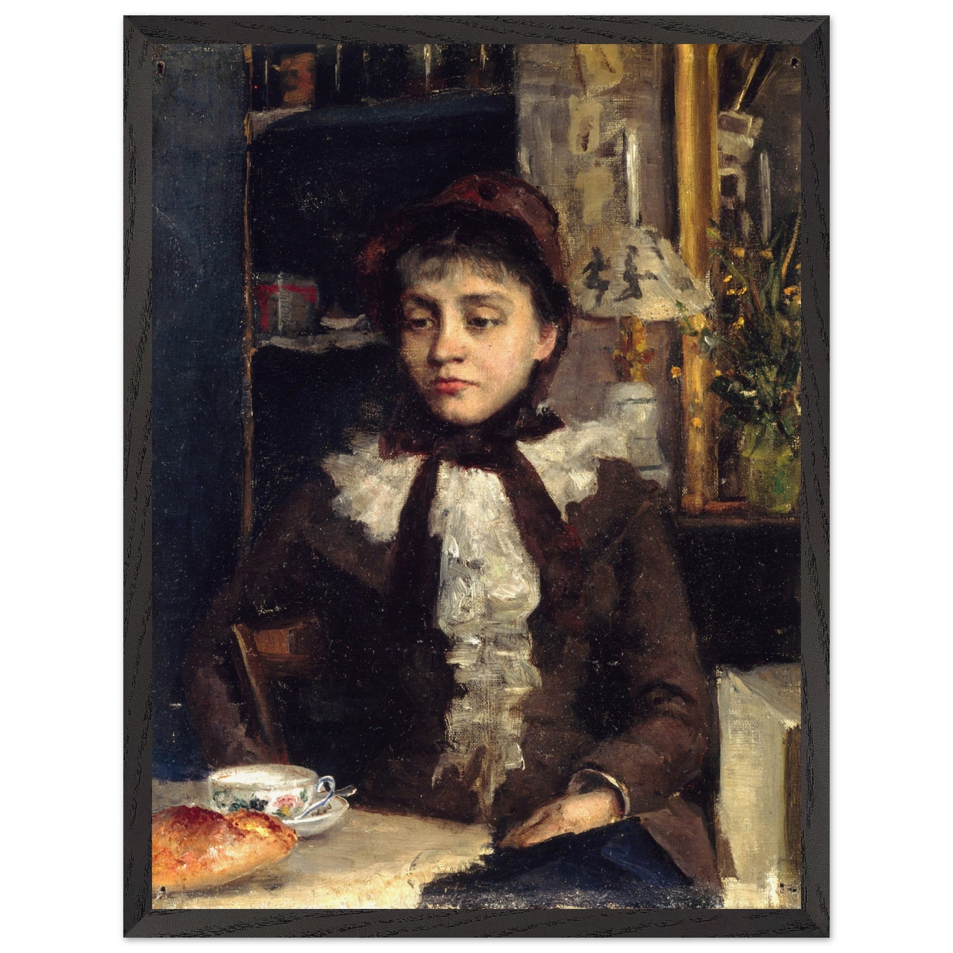 Le Petit Déjeuner (1885) by Sarah Purser  Irish Art Print – view 12 | Buy Irish Art