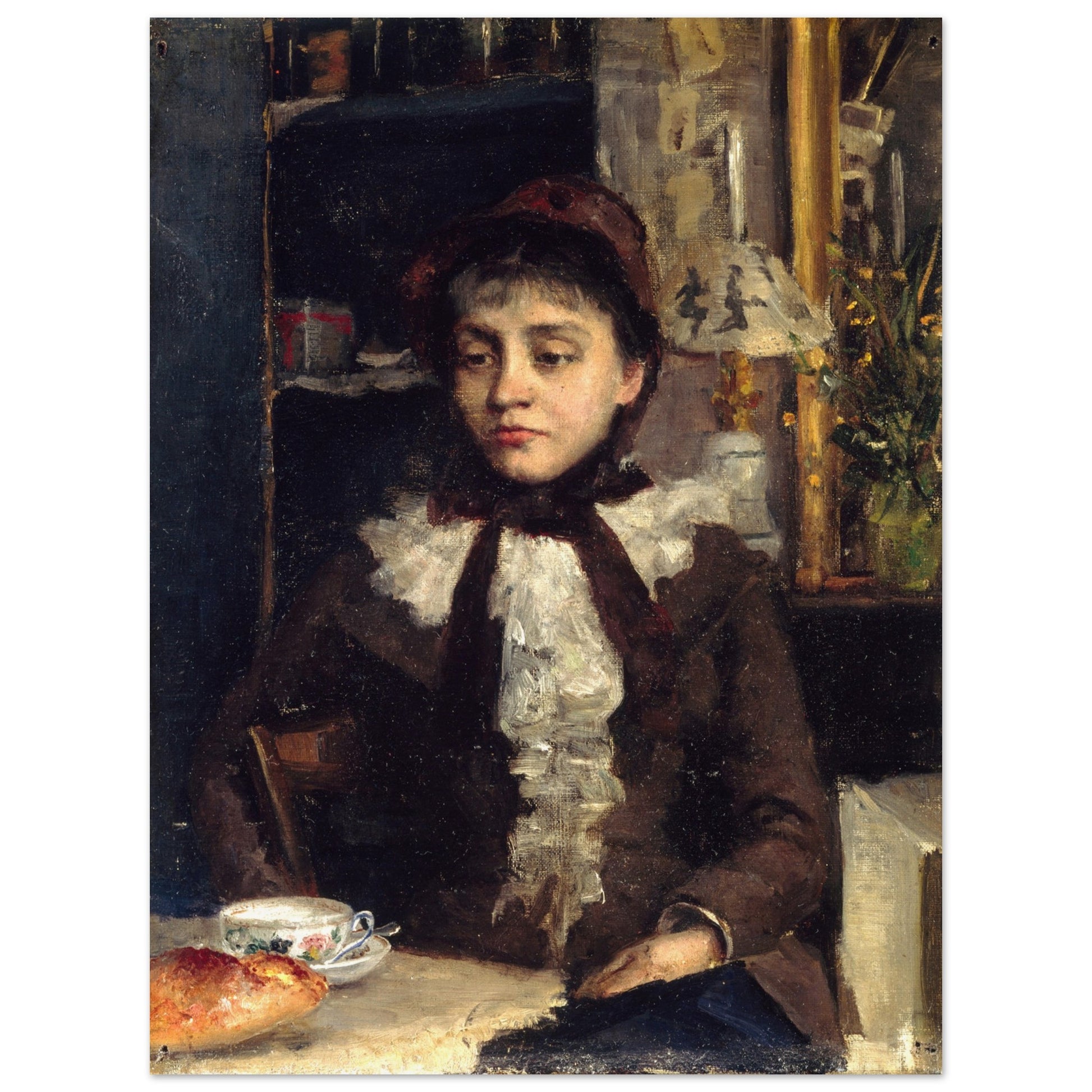 Le Petit Déjeuner (1885) by Sarah Purser  Irish Art Print – view 7 | Buy Irish Art