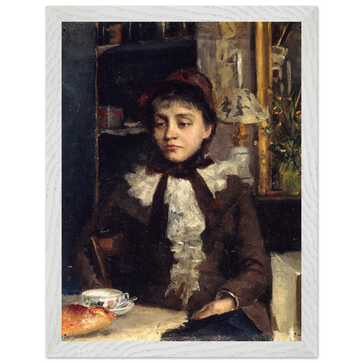 Le Petit Déjeuner (1885) by Sarah Purser  Irish Art Print – view 6 | Buy Irish Art