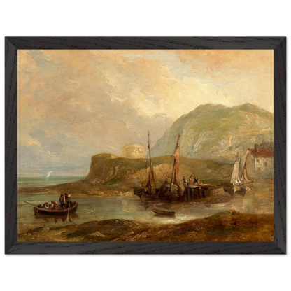 A View of Bray Head – Brocas – 30x40 cm framed in black FSC wood with museum-quality matte paper