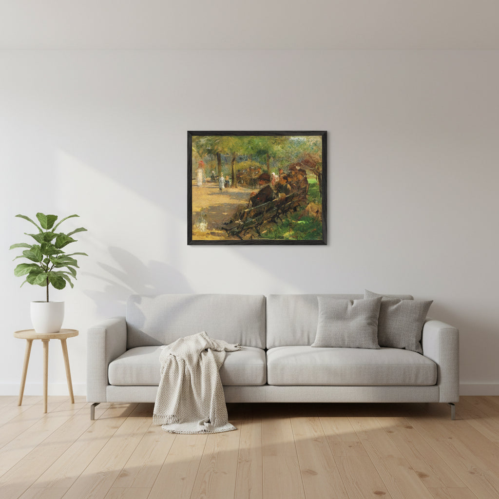 In St Stephen’s Green by Irish Artist Walter Frederick Osborne Art Print