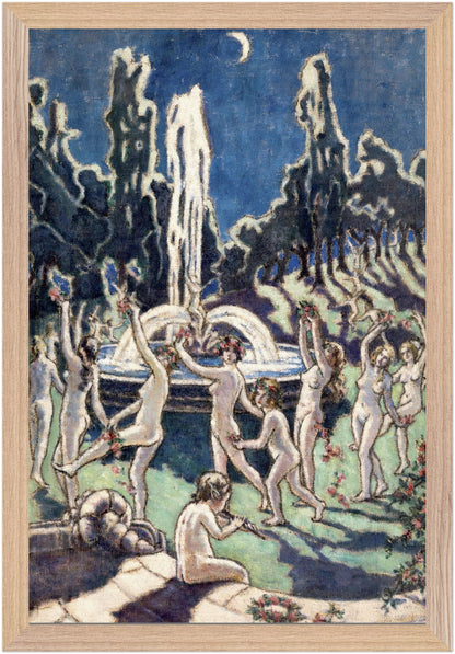 Nudes Dancing Round a Fountain – Mainie Jellett Irish Art Print