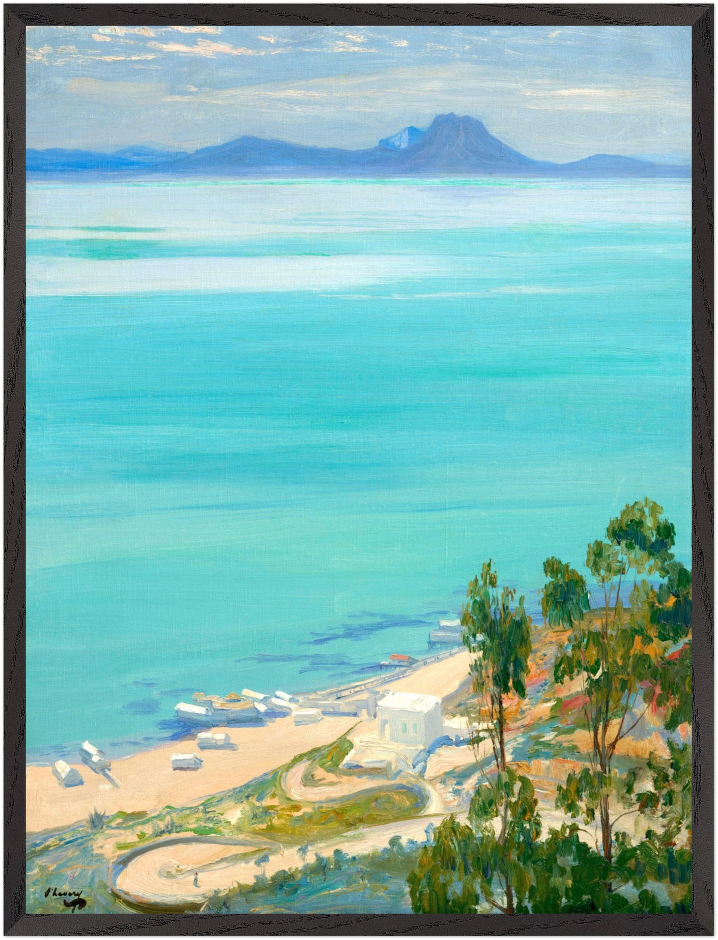 The Bay of Tunis, Morning (1919) – Sir John Lavery Art Print