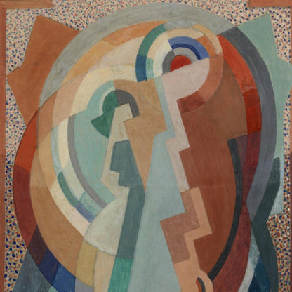 The Virgin and Child by Mainie Jellett – Irish Modernist Art Print BuyIrishArt.com