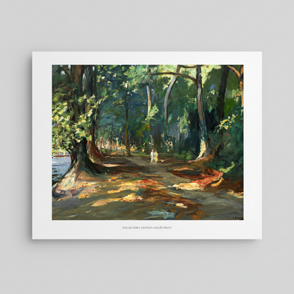 The Path by the River, Maidenhead by Irish Artist Sir John Lavery Art Print
