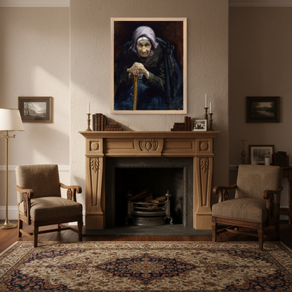 The Fisherman’s Mother Art Print By Irish Artist Helen Mabel Trevor