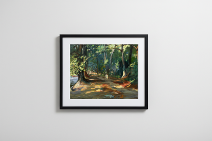 The Path by the River, Maidenhead by Irish Artist Sir John Lavery Art Print