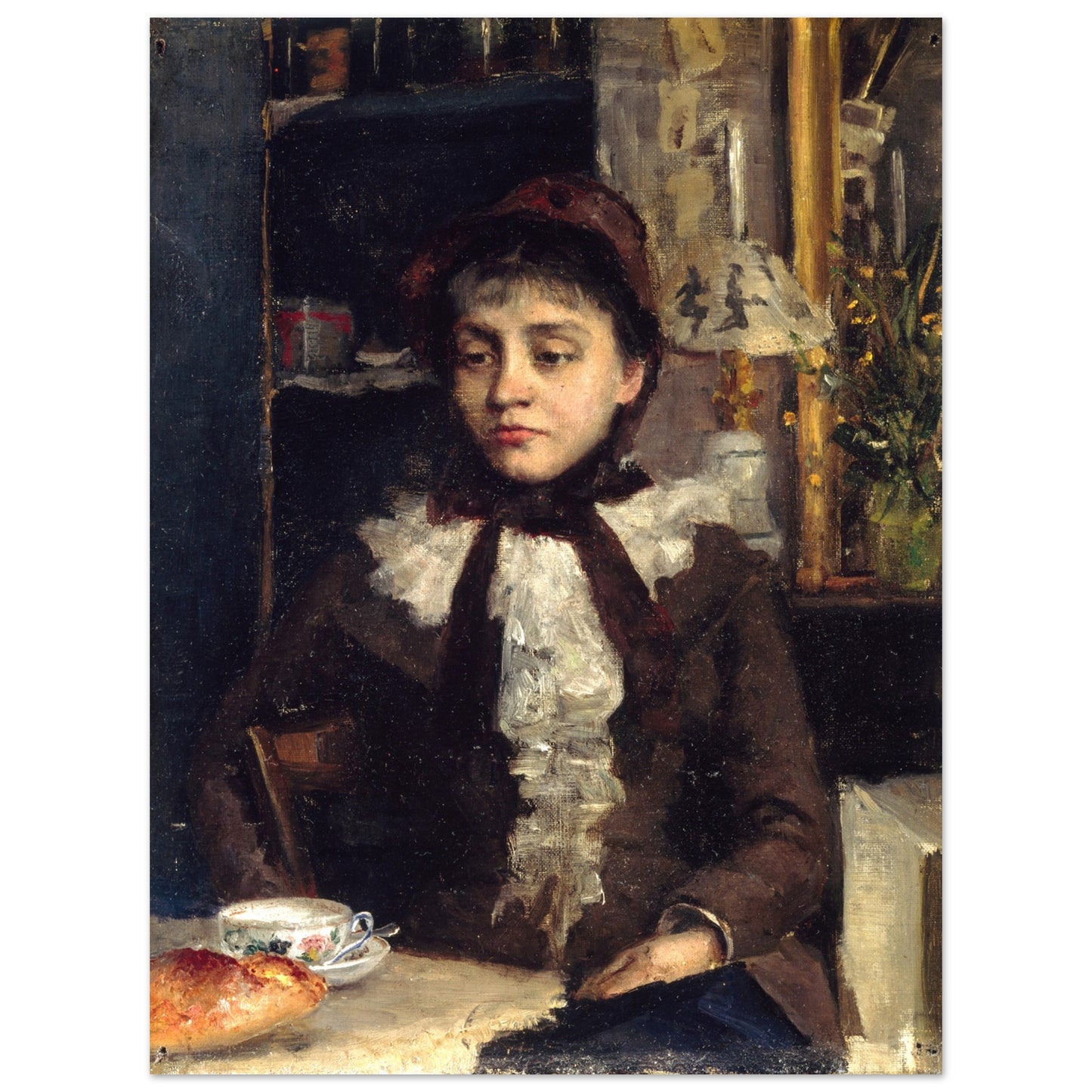 Le Petit Déjeuner (1885) by Sarah Purser  Irish Art Print – view 11 | Buy Irish Art