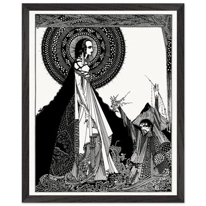 Harry Clarke I Would Call Aloud 1923 black gallery frame gothic art print Collector’s Edition