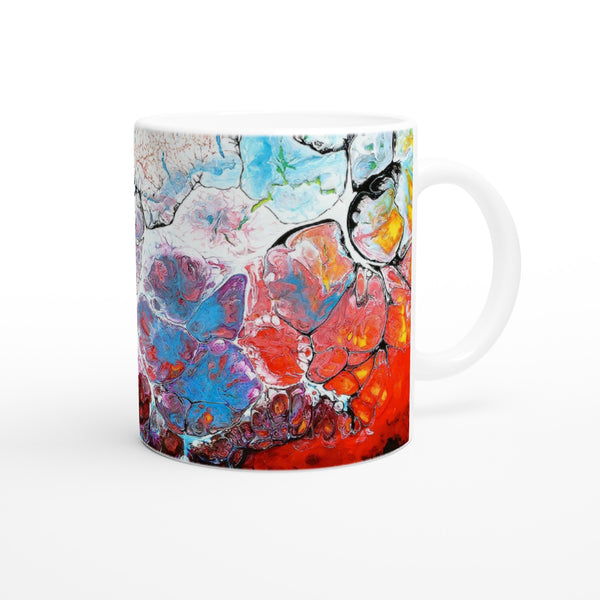 Vibrant Multicolour Minimalist Abstract Mug
